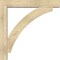 Ekena Millwork Thorton Block Rough Sawn Bracket w/ Offset Brace, Douglas Fir, 6"W x 34"D x 34"H BKT0604X34X34THR05RDF - alternate 3